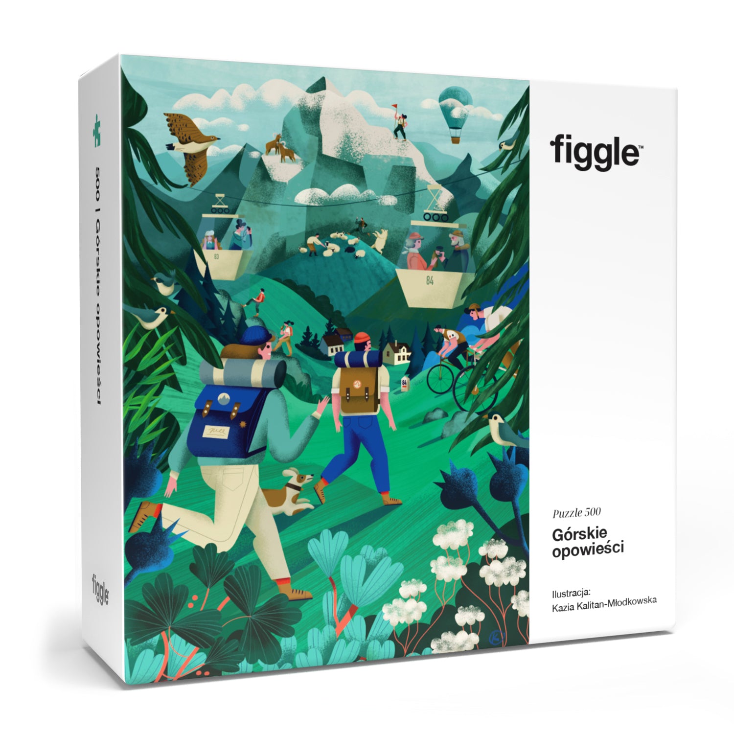 FIGGLE Puzzle Górskie opowieści 500 el.