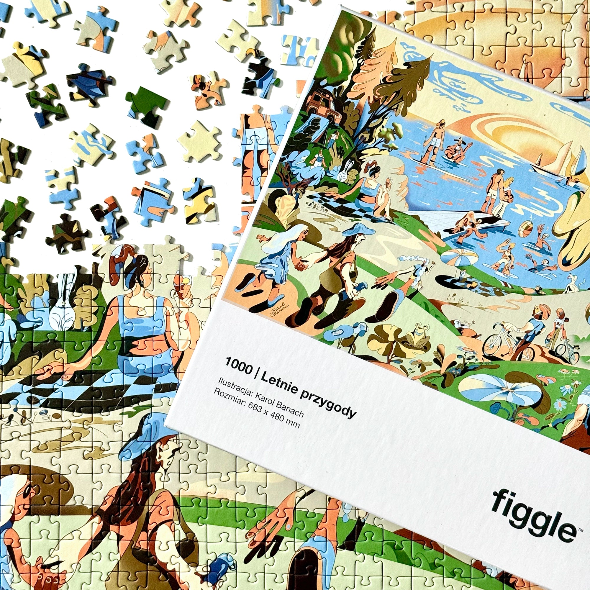 Puzzle Figgle Letnie Przygody 1000 el.