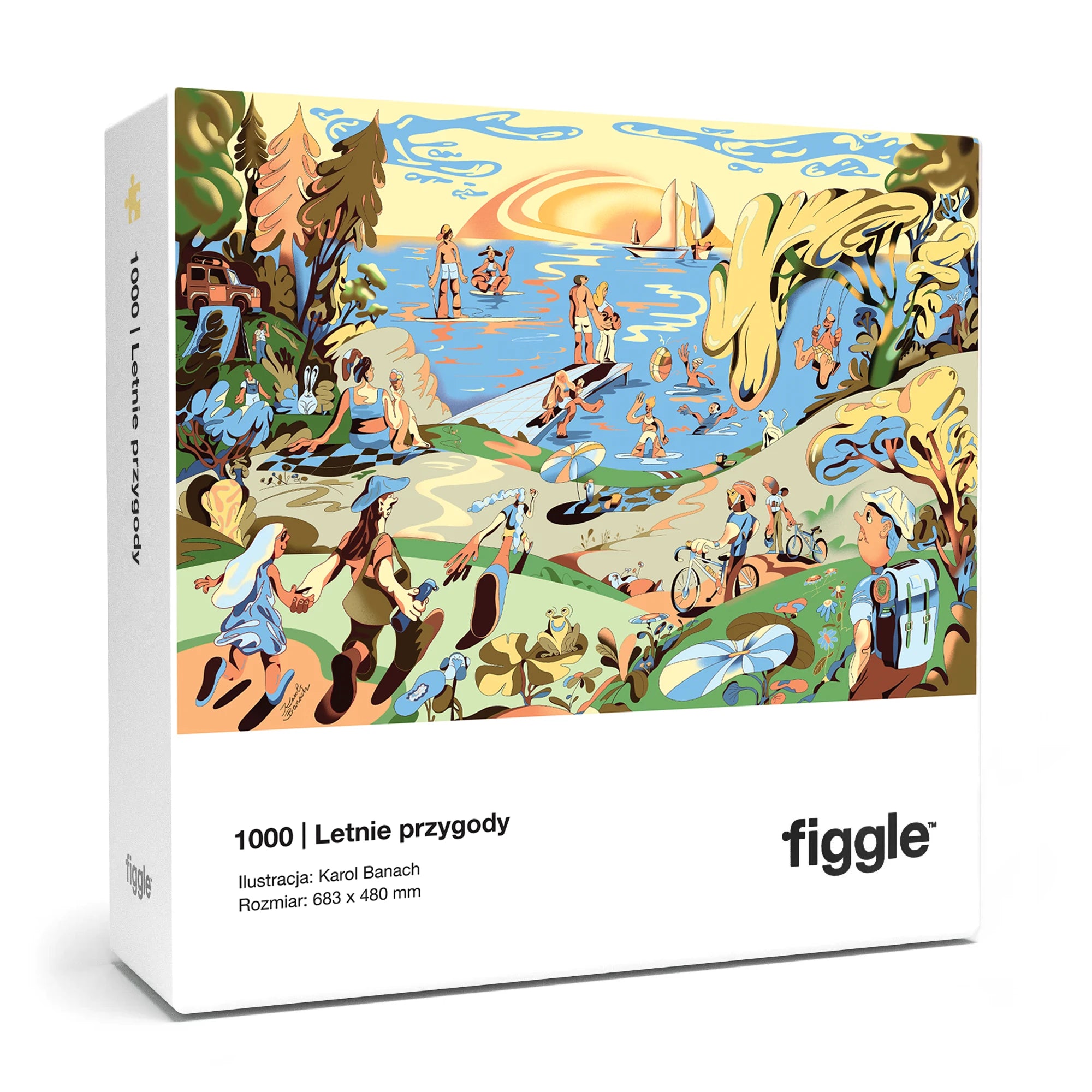 Puzzle Figgle Letnie Przygody 1000 el.