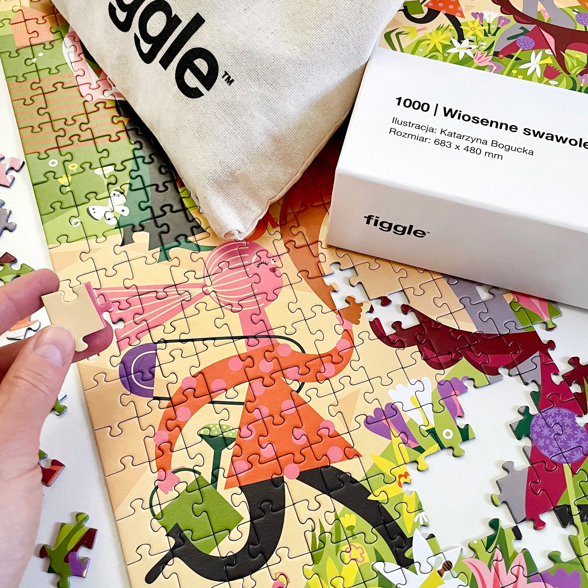 FIGGLE Puzzle Wiosenne swawole 1000 el.