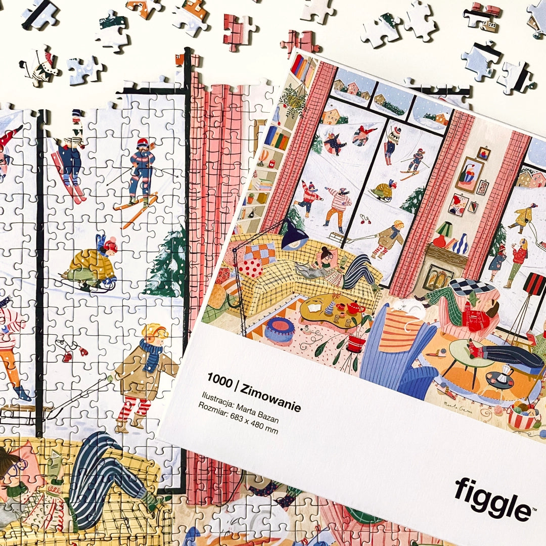 FIGGLE Puzzle Zimowanie 1000 el.