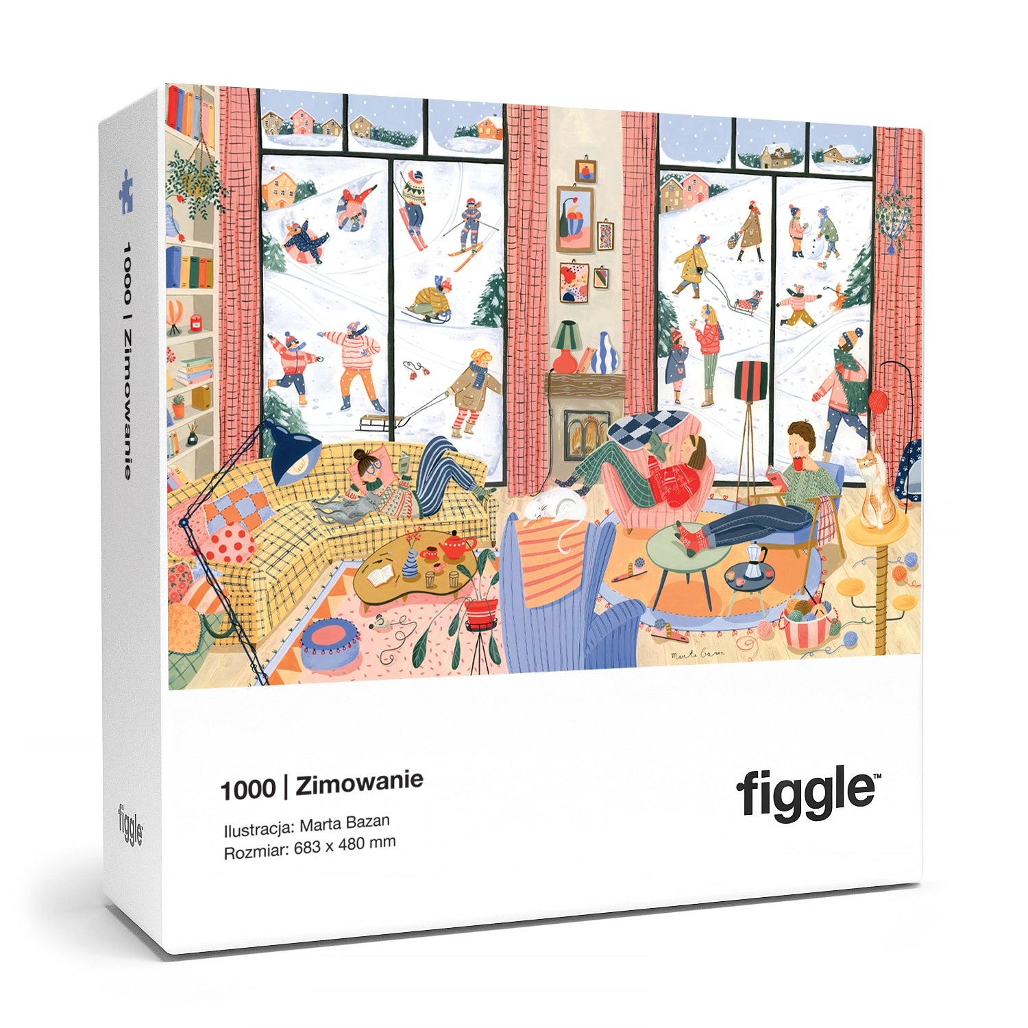 FIGGLE Puzzle Zimowanie 1000 el.